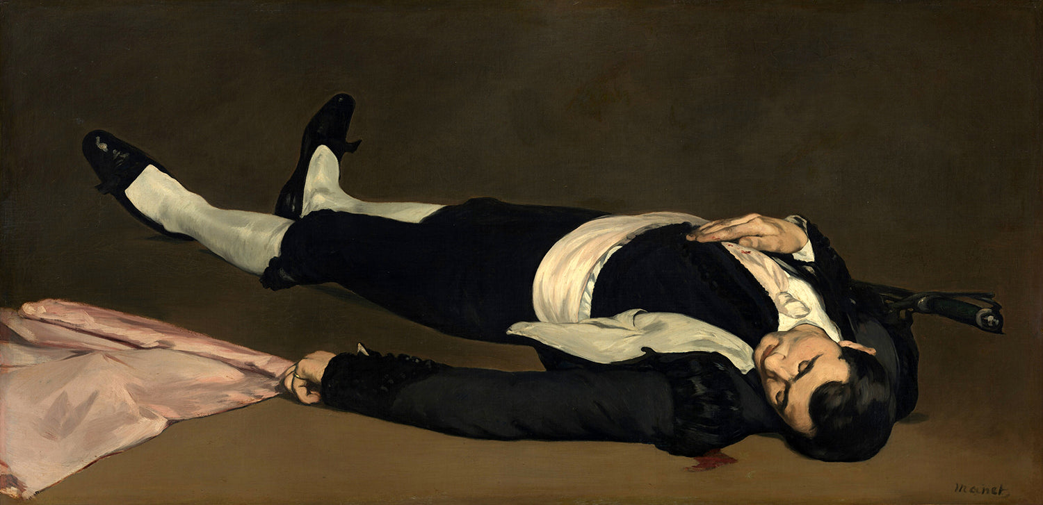 The Dead Toreador by Edouard Manet Art Print