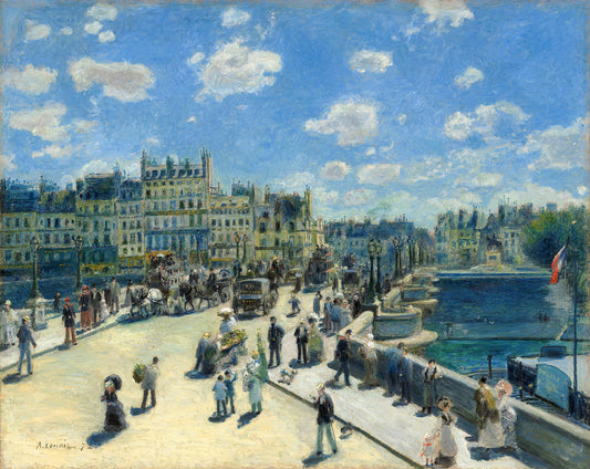 Pont Neuf, Paris by Auguste Renoir Art Print