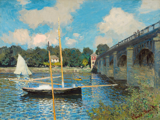 The Bridge at Argenteuil by Claude Monet Art Print