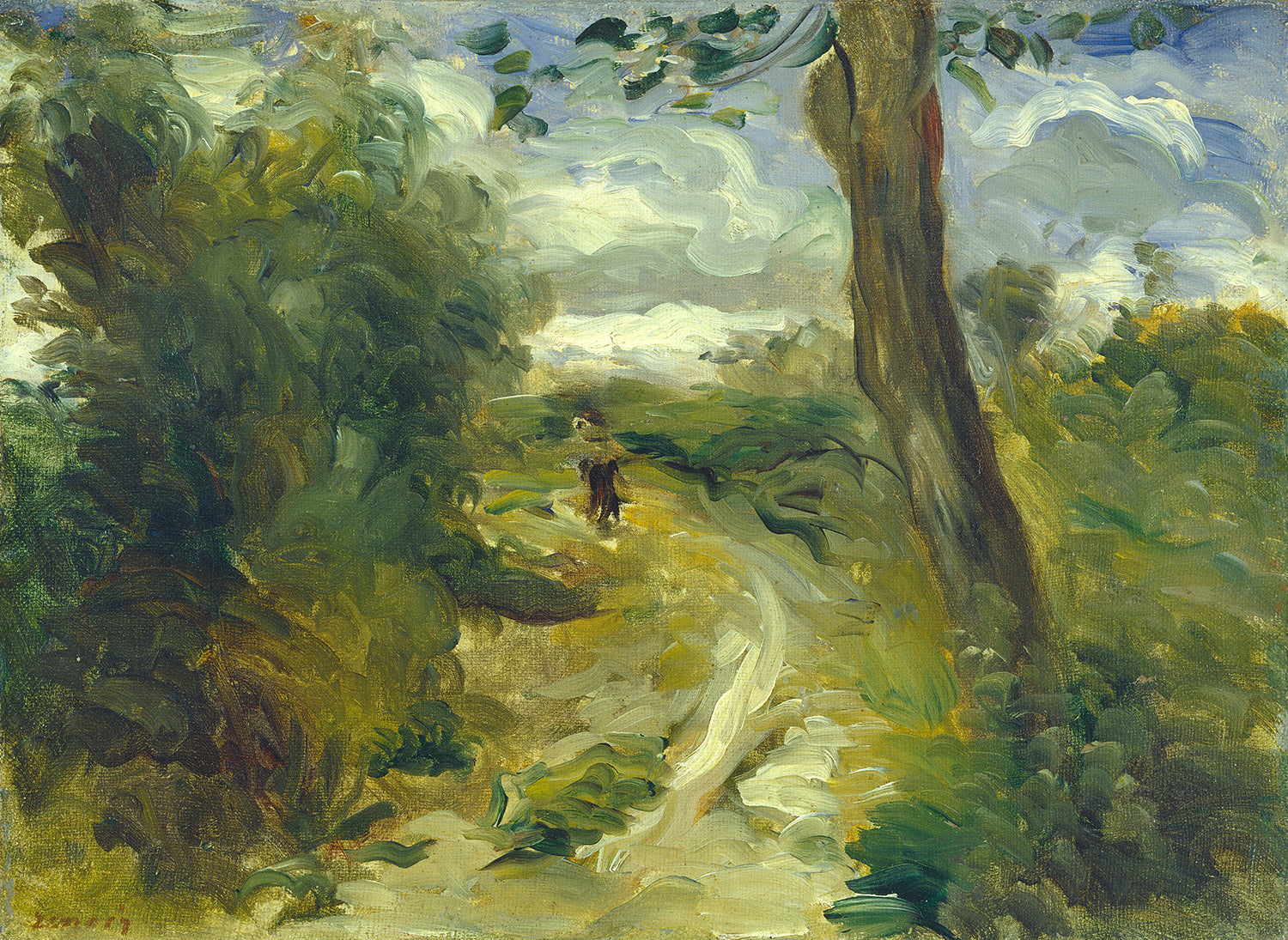 Landscape between Storms by Auguste Renoir Art Print