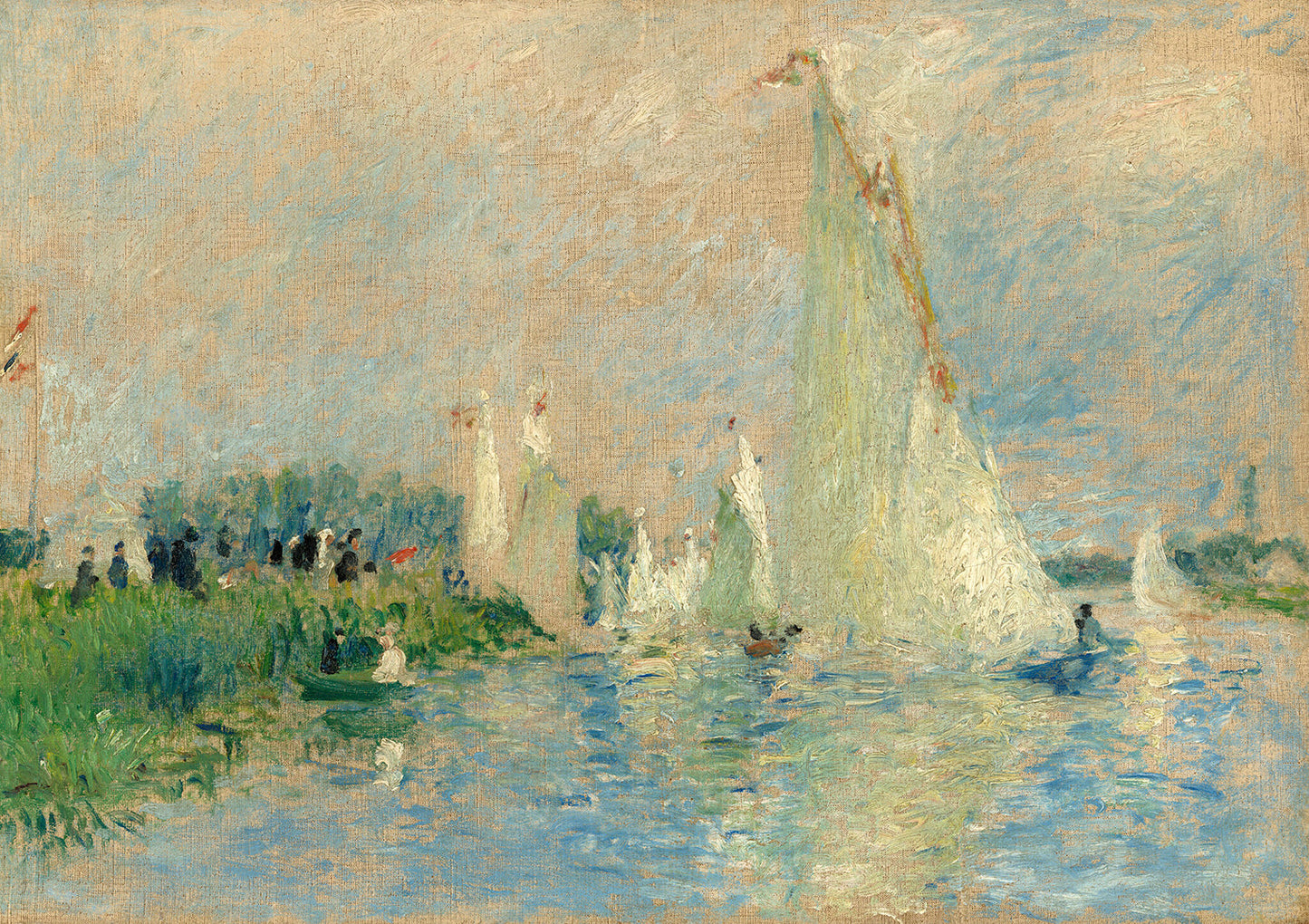 Regatta at Argenteuil by Auguste Renoir Art Print
