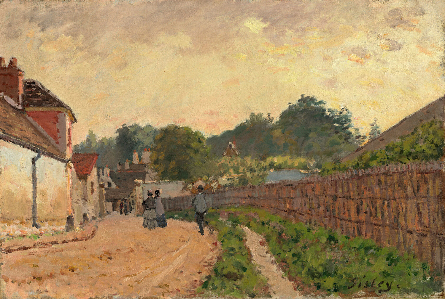 Marly-le-Roi by Alfred Sisley Art Print