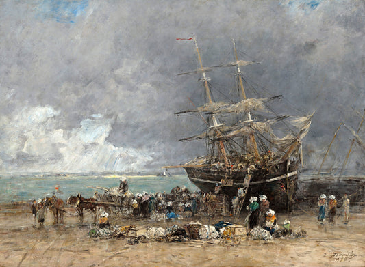 Return of the Terre-Neuvier by Eugene Boudin Art Print