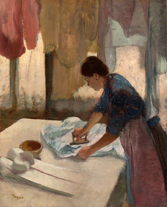 Woman Ironing by Edgar Degas Art Print
