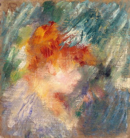 Jeanne Samary by Auguste Renoir Art Print