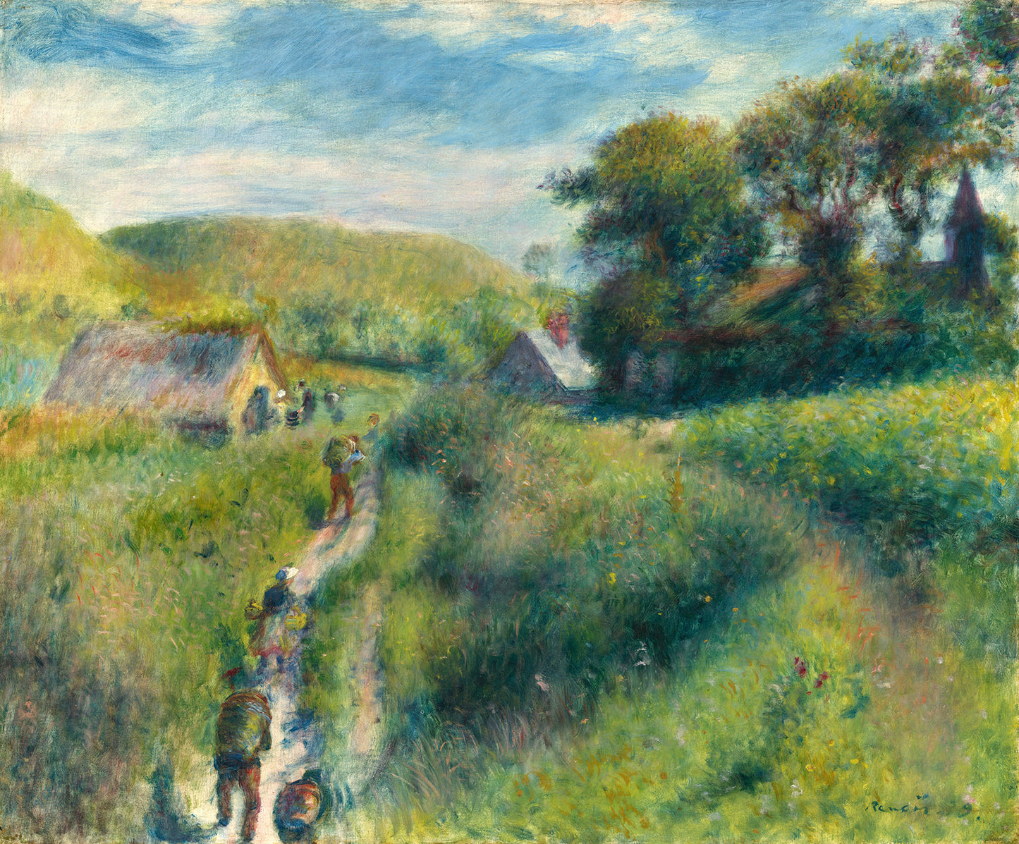 The Mussel Harvest by Auguste Renoir Art Print