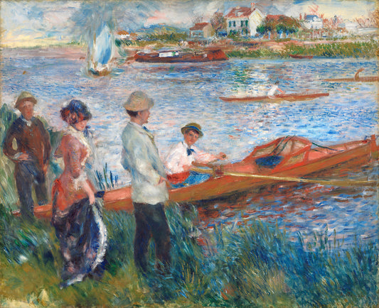 Oarsmen at Chatou by Auguste Renoir Art Print