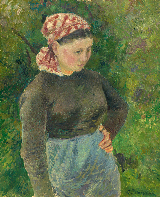 Peasant Woman by Camille Pissarro Art Print