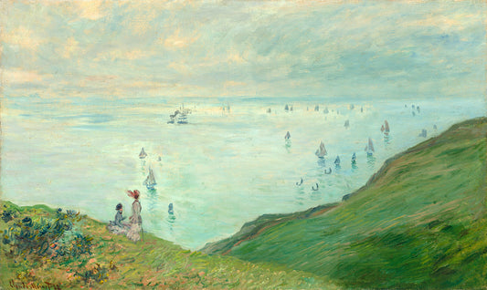 Cliffs at Pourville by Claude Monet Art Print