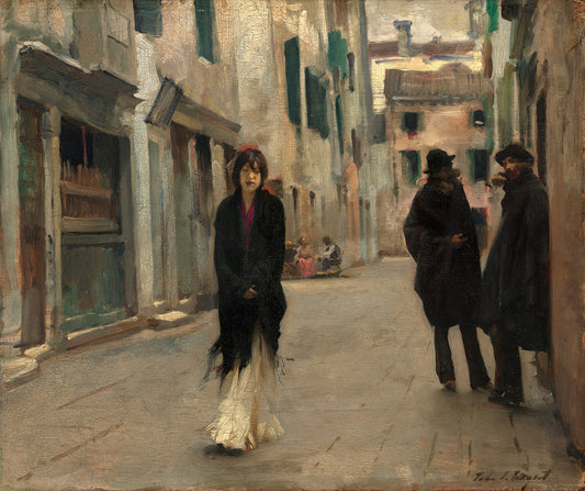 Street in Venice by John Singer Sargent Art Print