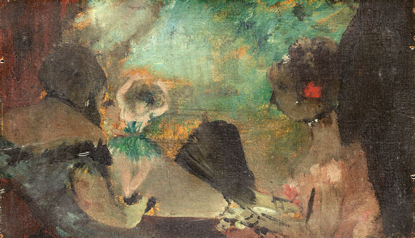The Loge by Edgar Degas Art Print