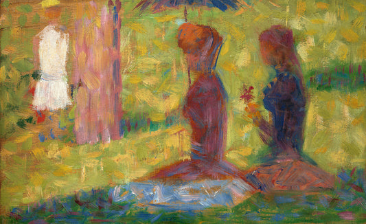 Study of Figures for "La Grande Jatte" by Georges Seurat Art Print