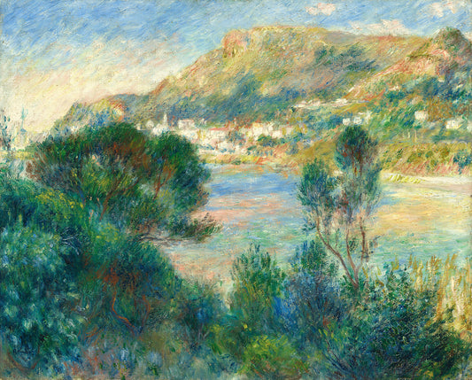 View of Monte Carlo from Cap Martin by Auguste Renoir Art Print