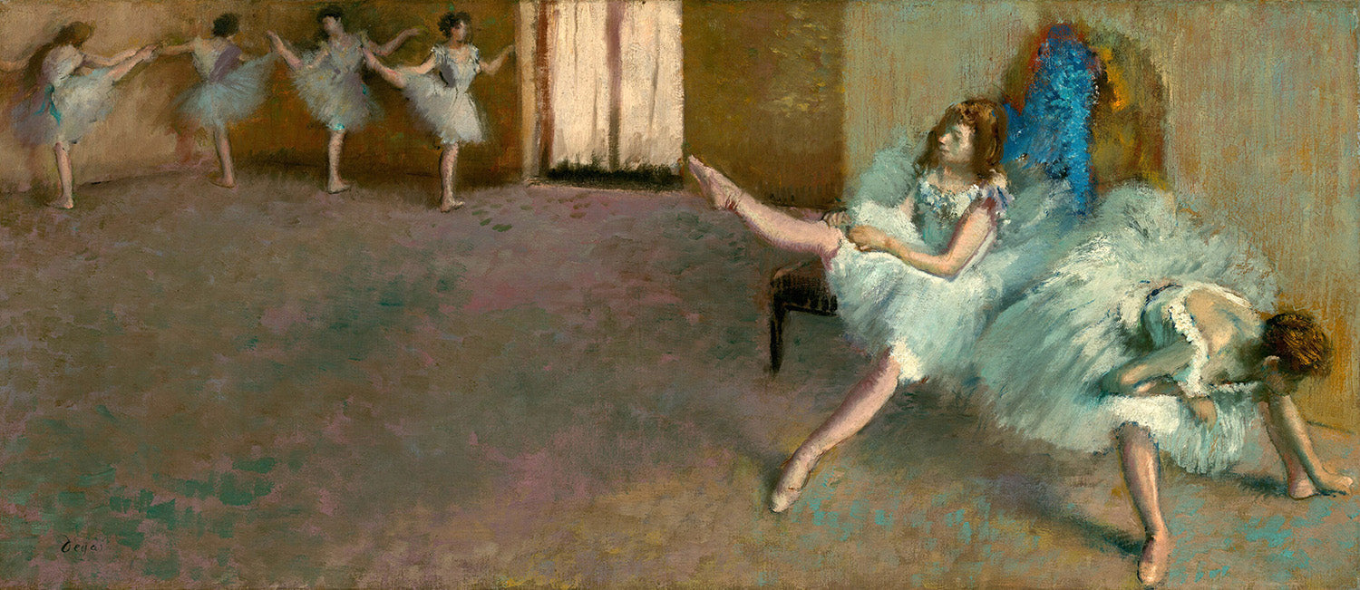 Before the Ballet by Edgar Degas Art Print