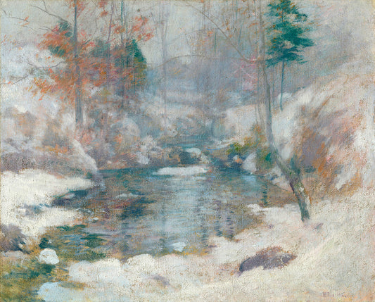 Winter Harmony by John Henry Twachtman Art Print