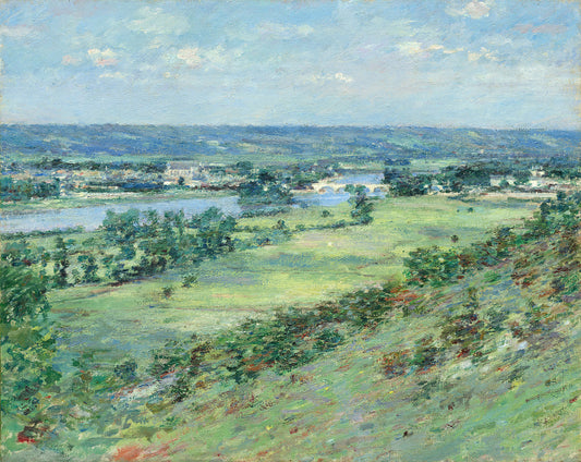 The Valley of the Seine, from the Hills of Giverny by Theodore Robinson Art Print