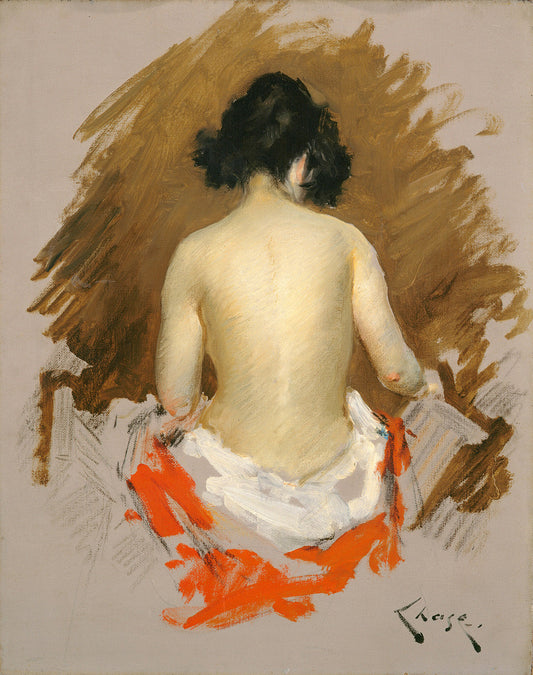 Nude by William Merritt Chase Art Print