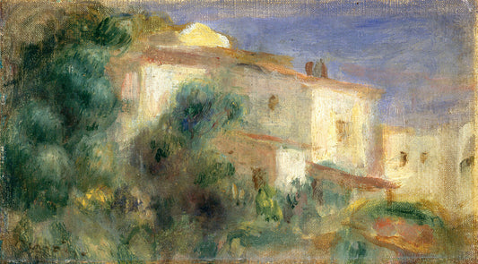 Maison de la Poste, Cagnes by Auguste Renoir Art Print