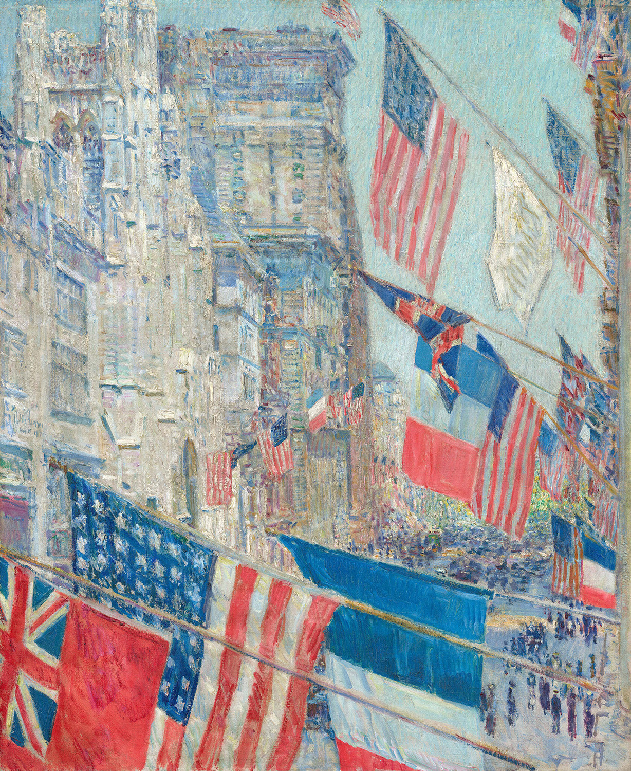 Allies Day, May 1917 by Childe Hassam Art Print