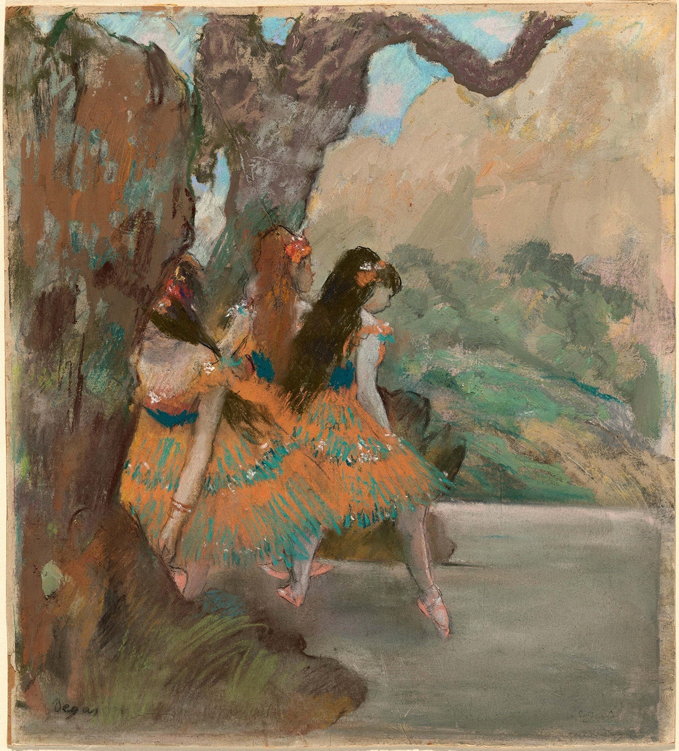 Ballet Dancers by Edgar Degas Art Print