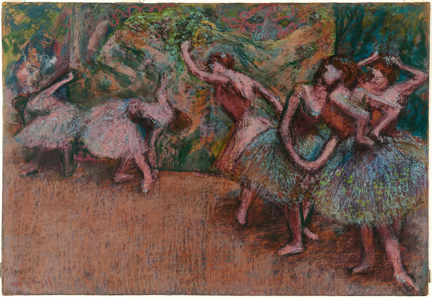 Ballet Scene by Edgar Degas Art Print