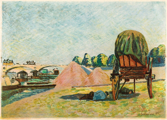 Landscape by Jean-Baptiste-Armand Guillaumin Art Print