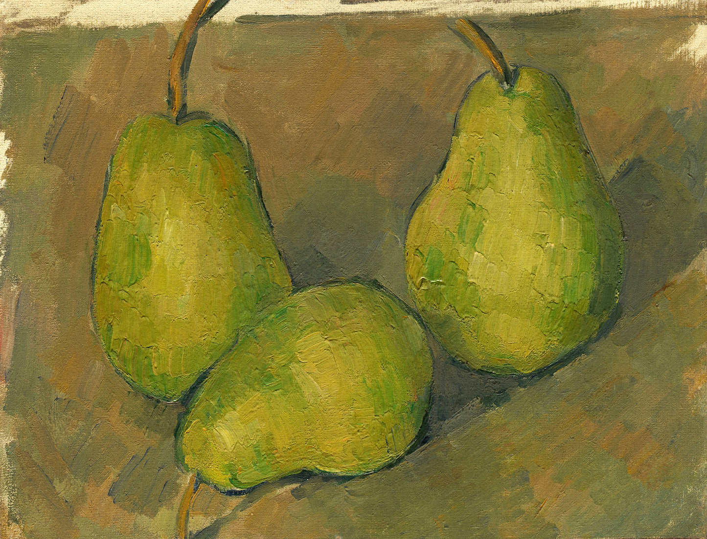 Three Pears by Paul Cezanne Art Print