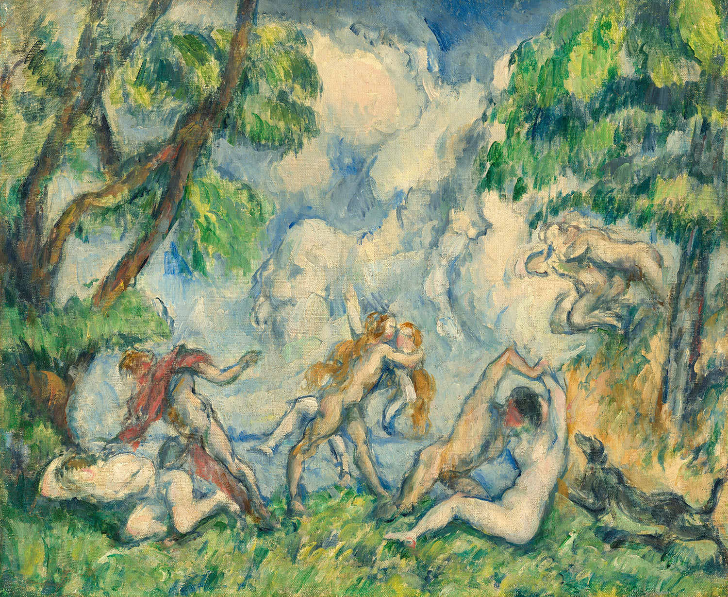 The Battle of Love by Paul Cezanne Art Print