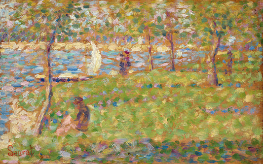 Study for "La Grande Jatte" by Georges Seurat Art Print