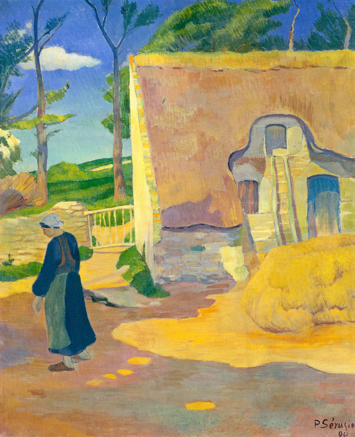 Farmhouse at Le Pouldu by Paul Serusier Art Print