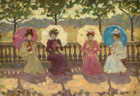 In the Park, Paris by Maurice Prendergast Art Print