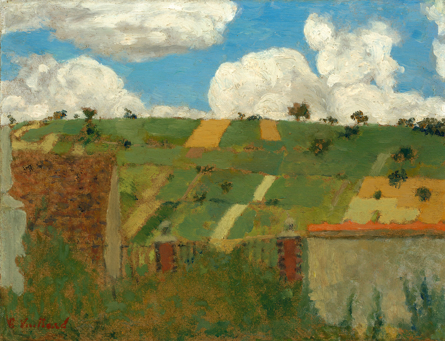 Landscape of the Ile-de-France by Edouard Vuillard Art Print