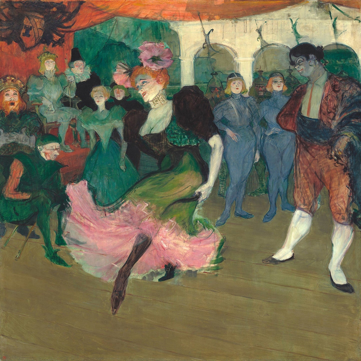 Marcelle Lender Dancing the Bolero in "Chilperic" by Henri de Toulouse-Lautrec Art Print