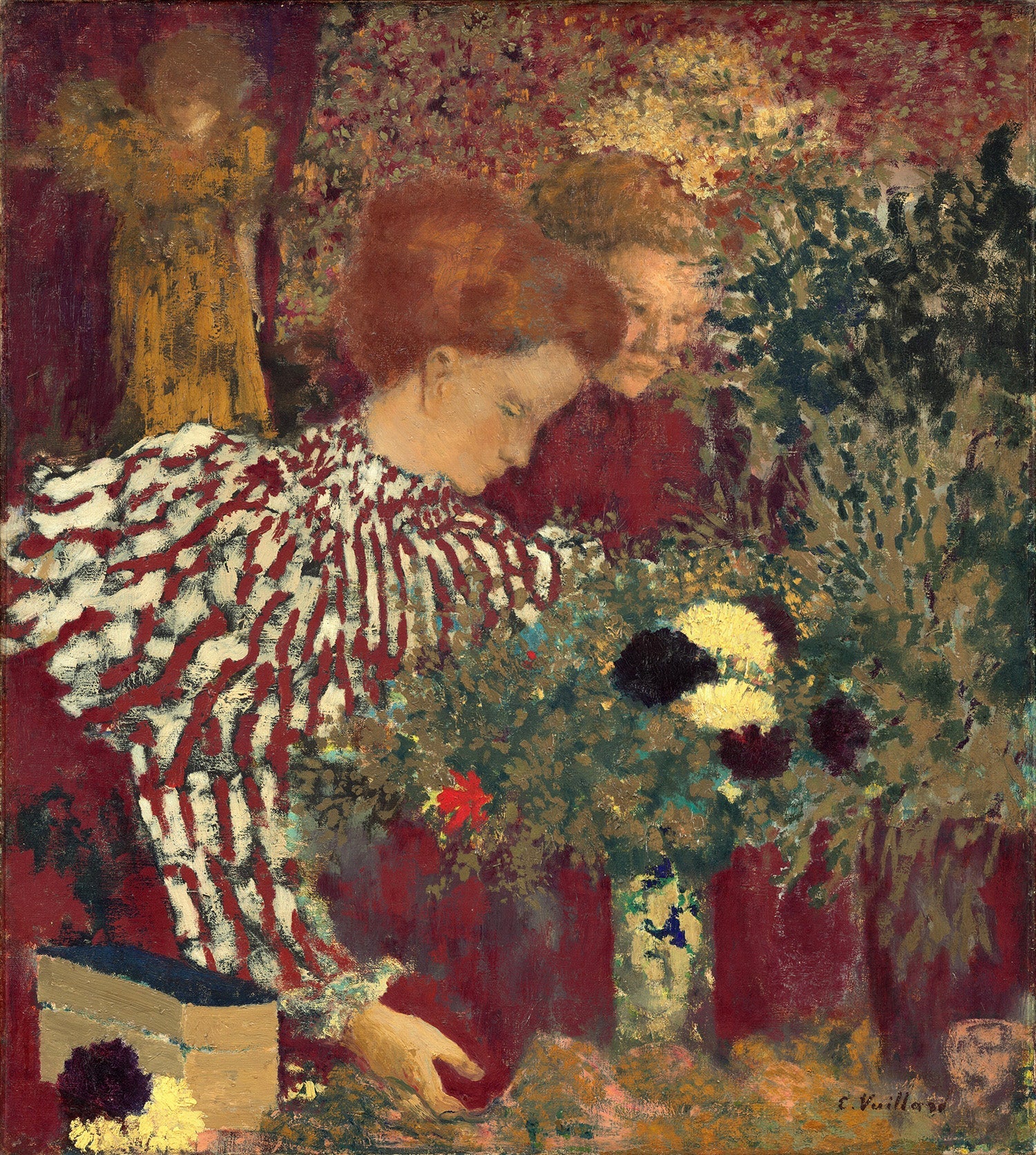 Woman in a Striped Dress by Edouard Vuillard Art Print