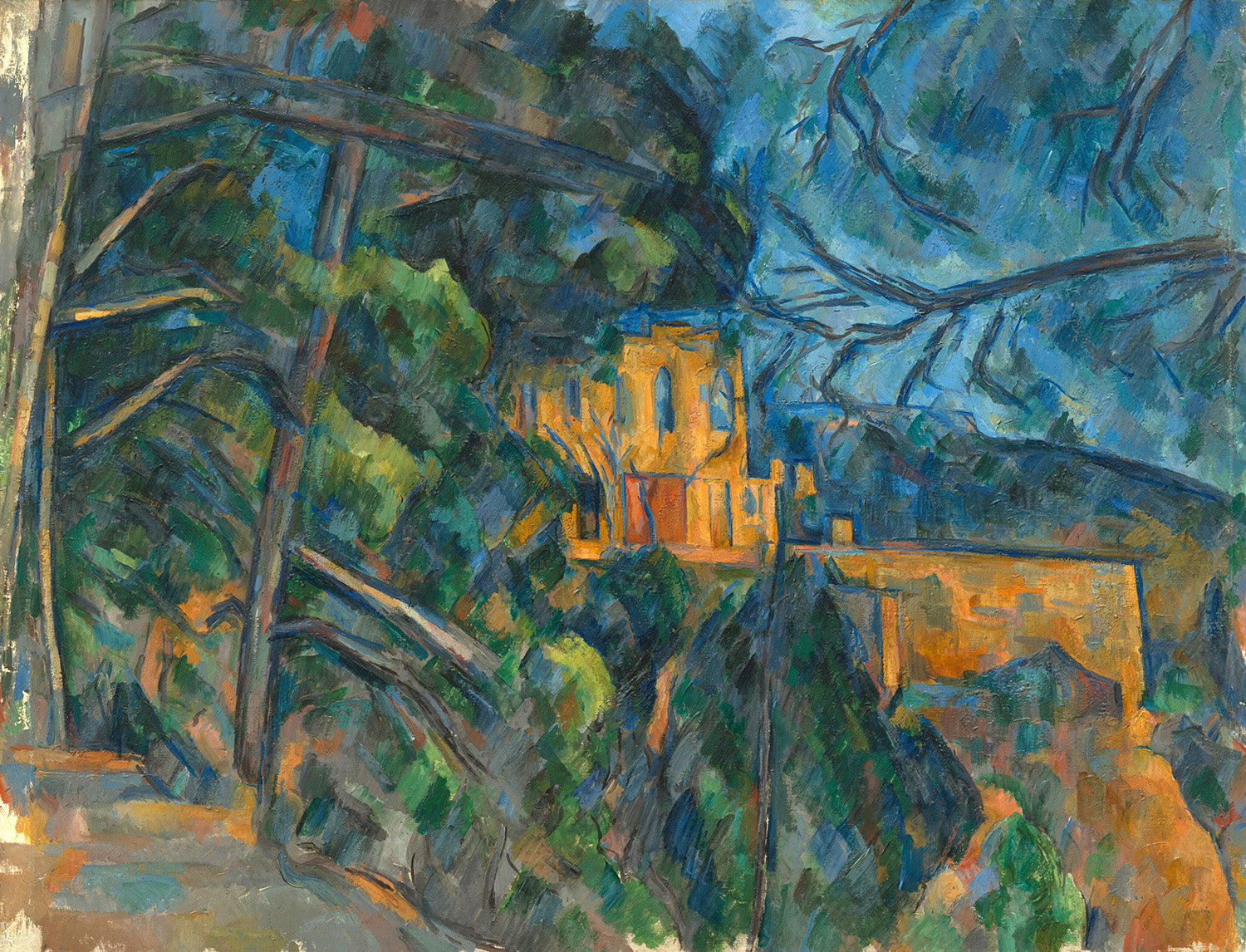 Chateau Noir by Paul Cezanne Art Print