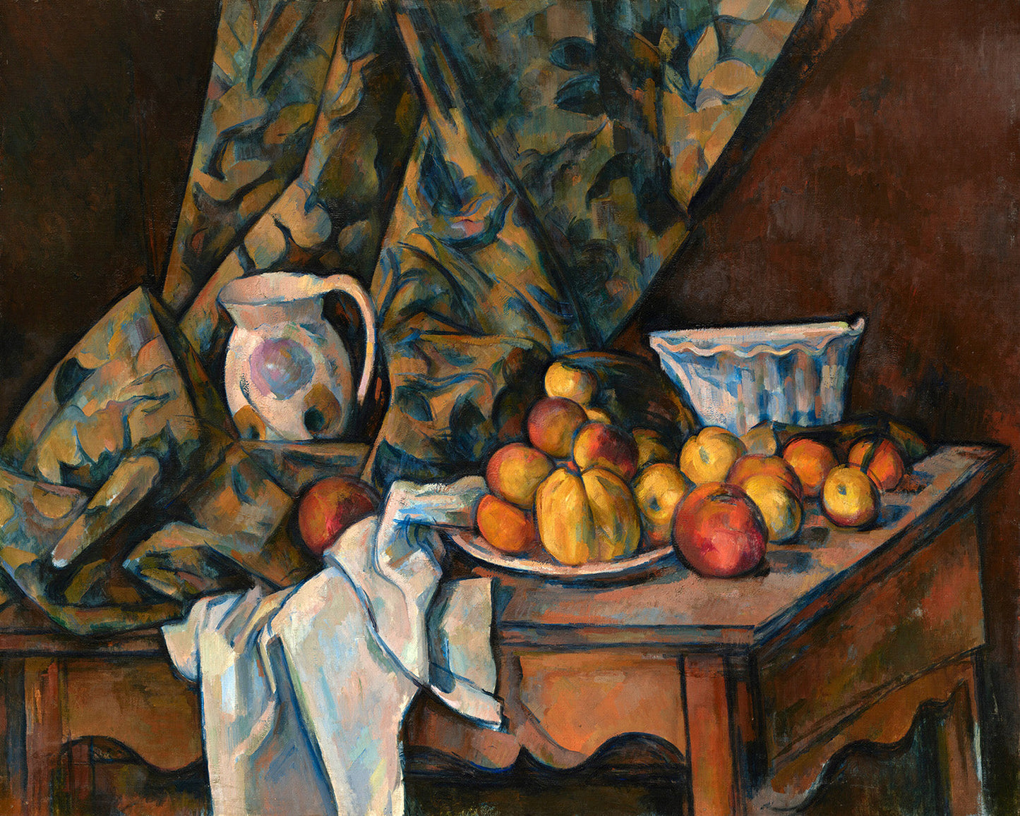 Still Life with Apples and Peaches by Paul Cezanne Art Print