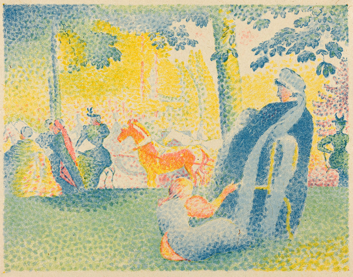 In the Park by Henri Edmond Cross Art Print