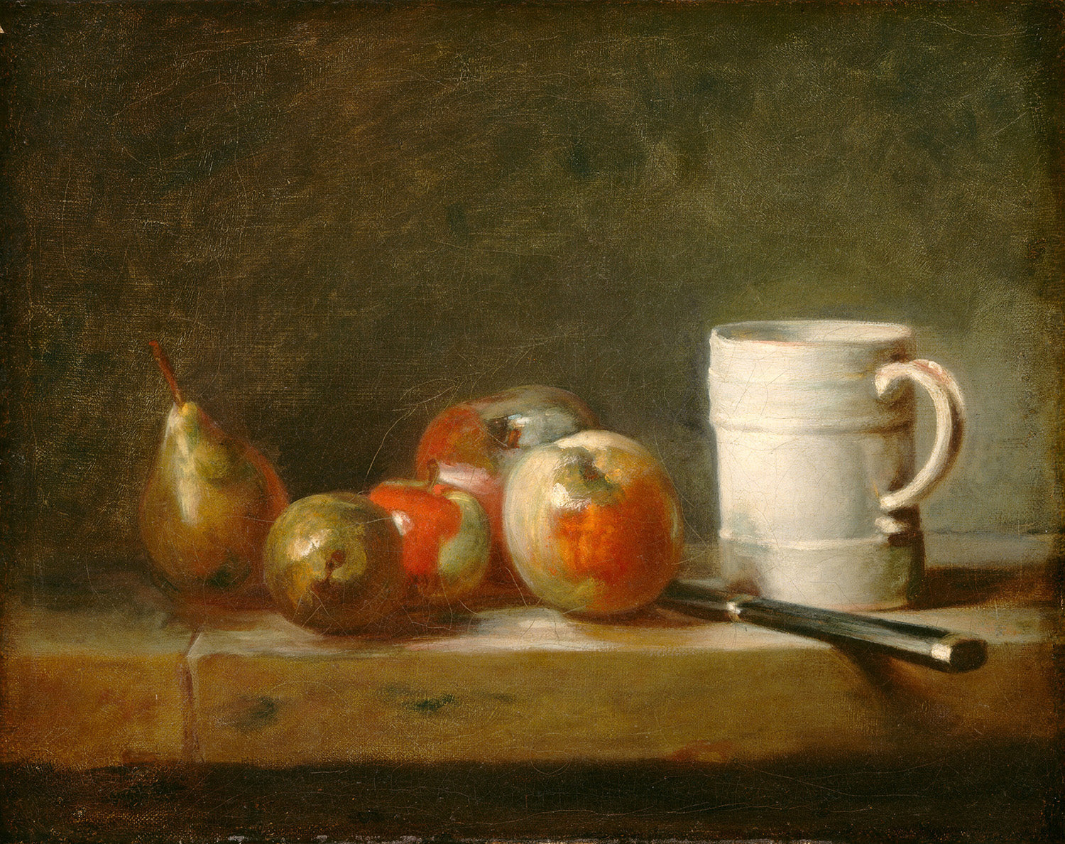 Still Life with a White Mug by Jean Simeon Chardin Art Print