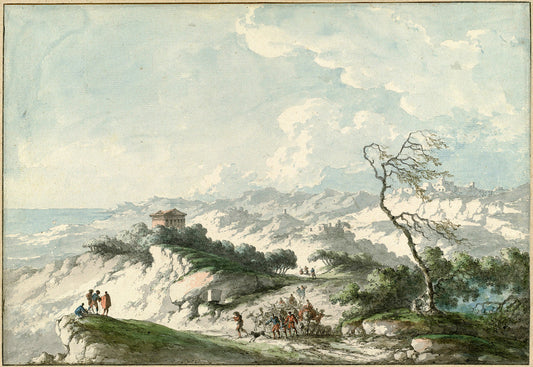 Second View of the Agrigento Countryside by Claude-Louis Chatelet Art Print