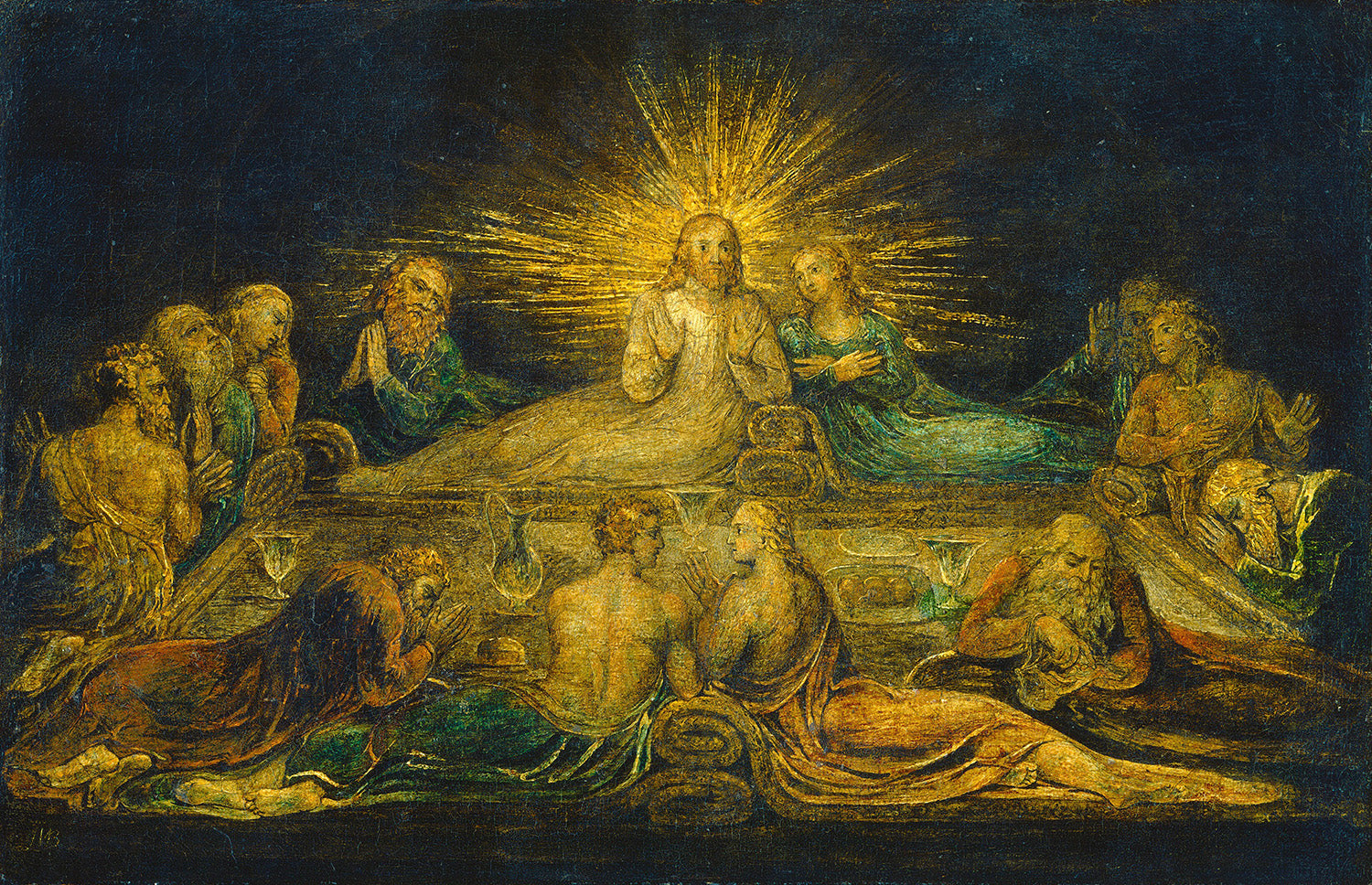 The Last Supper by William Blake Art Print