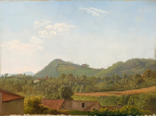 View near Naples by Simon Denis Art Print