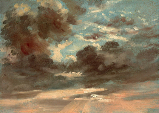 Cloud Study: Stormy Sunset by John Constable Art Print