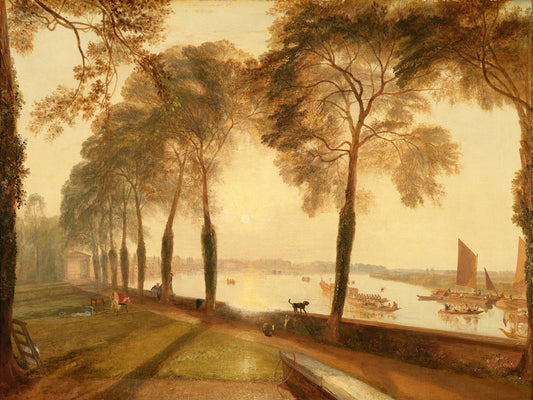 Mortlake Terrace by Joseph Mallord William Turner Art Print