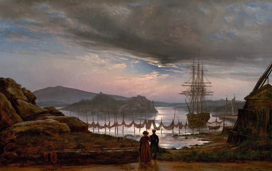 View from Vaekero near Christiania by Johan Christian Dahl Art Print