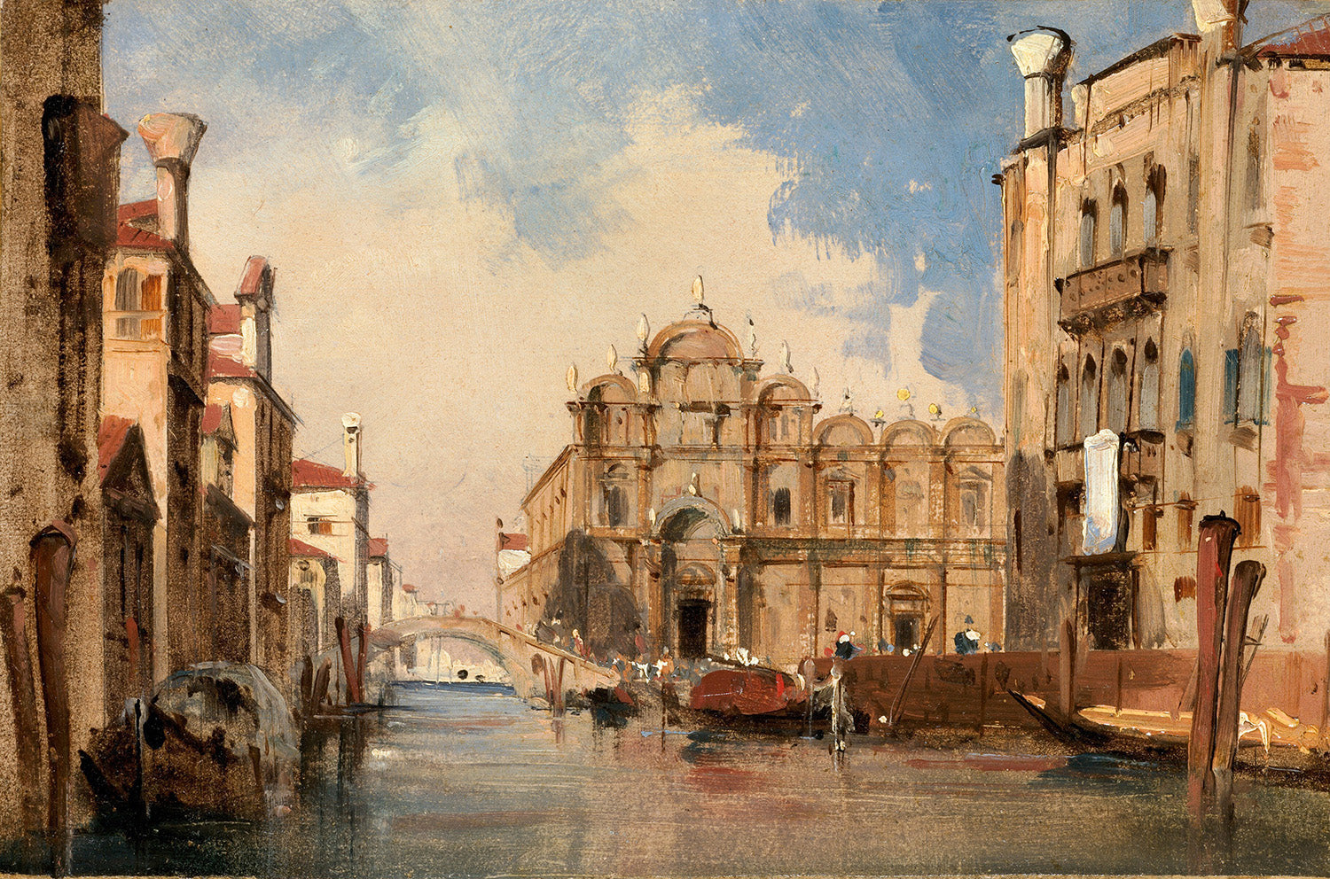 The Scuola di San Marco, Venice by Jules-Romain Joyant Art Print