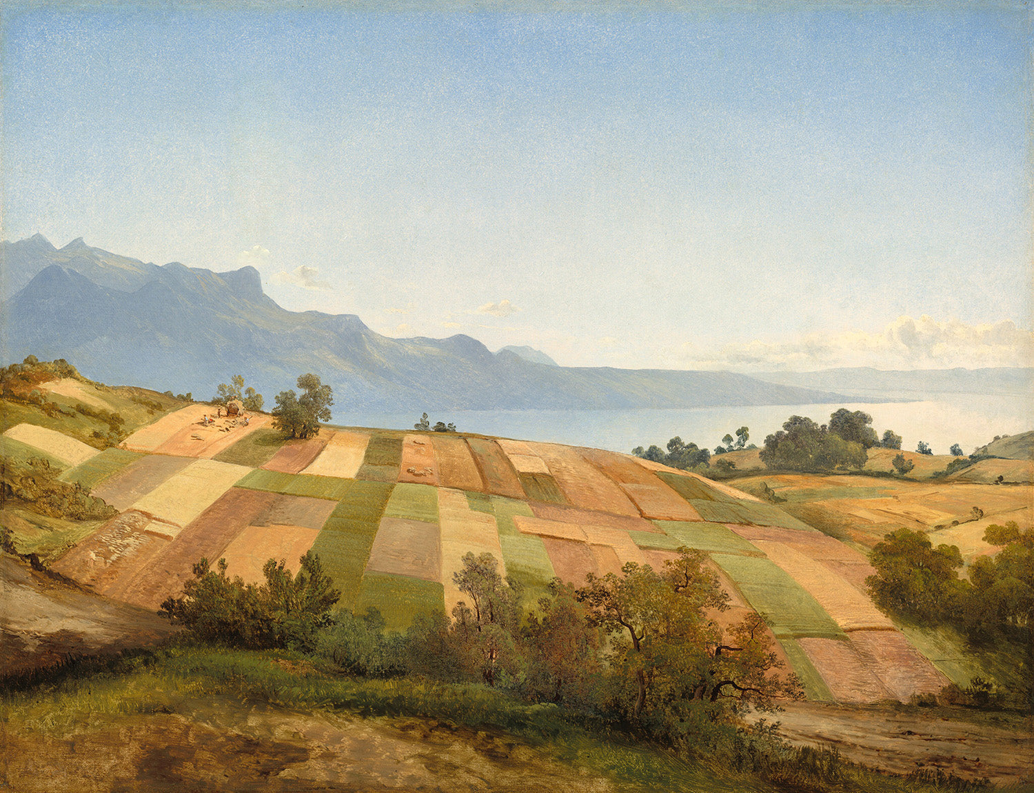 Swiss Landscape by Alexandre Calame Art Print