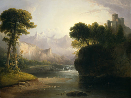 Fanciful Landscape by Thomas Doughty Art Print