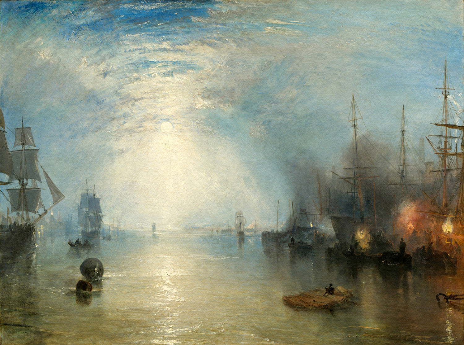 Keelmen Heaving in Coals by Moonlight by Joseph Mallord William Turner Art Print
