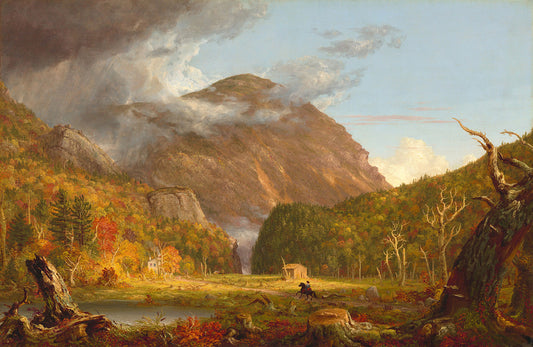 A View of the Mountain Pass Called the Notch of the White Mountains (Crawford Notch) by Thomas Cole Art Print