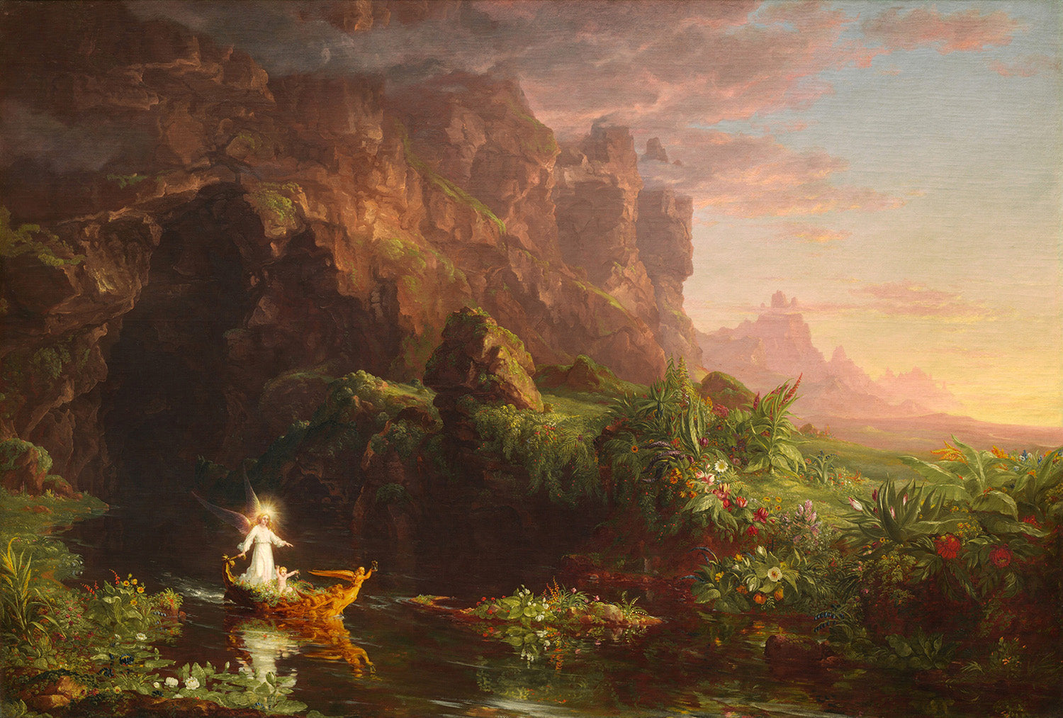 The Voyage of Life: Childhood by Thomas Cole Art Print